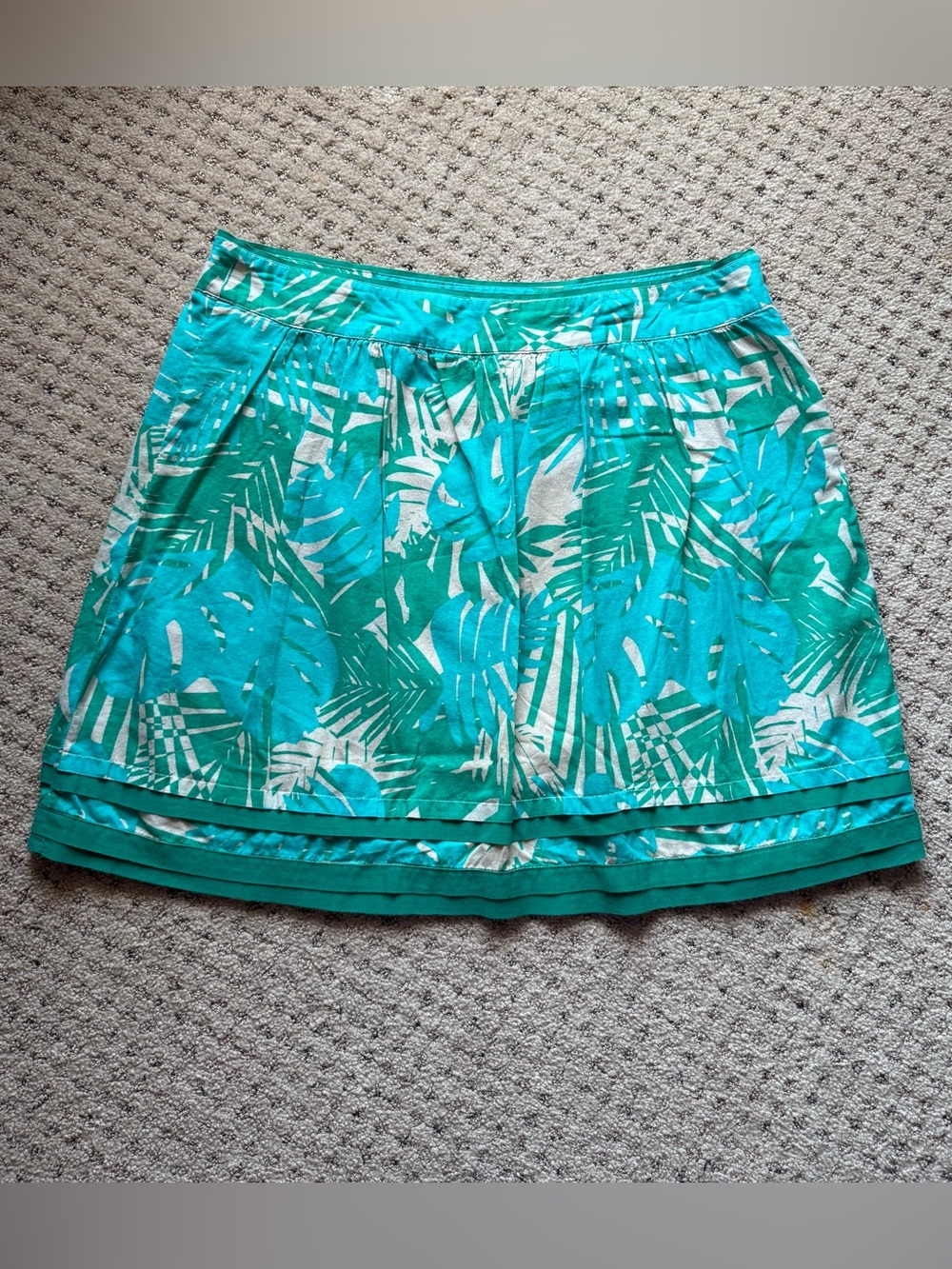 Ann Taylor LOFT Floral Lined Skirt Size 12